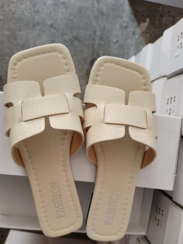 Outer -headed women's cold drags Lazy beach slippers-POIULTD