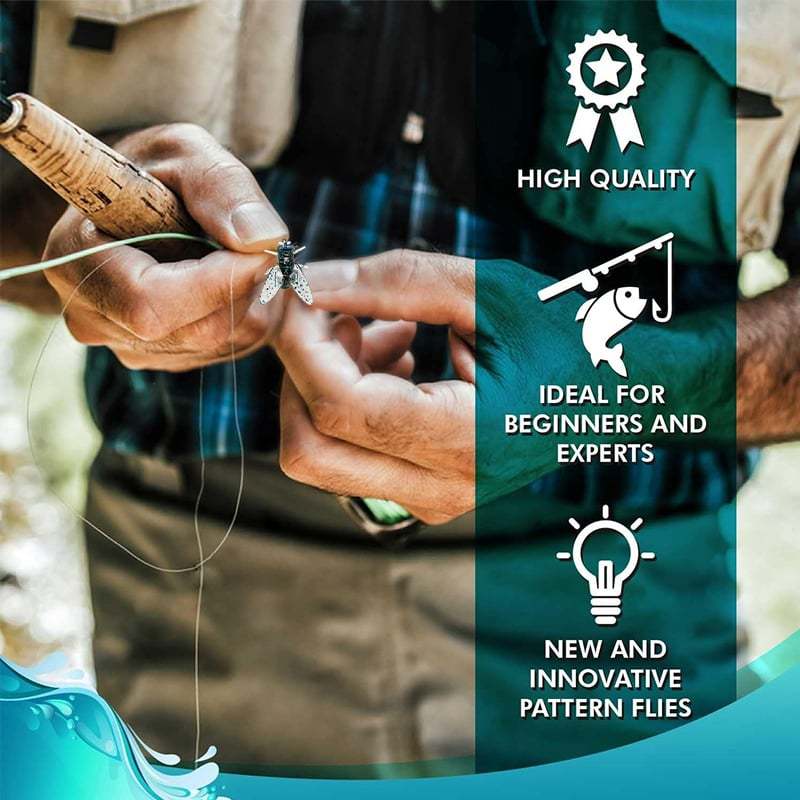 🔥Simulated Flies Fishing Attractor Bait Hook-POIULTD