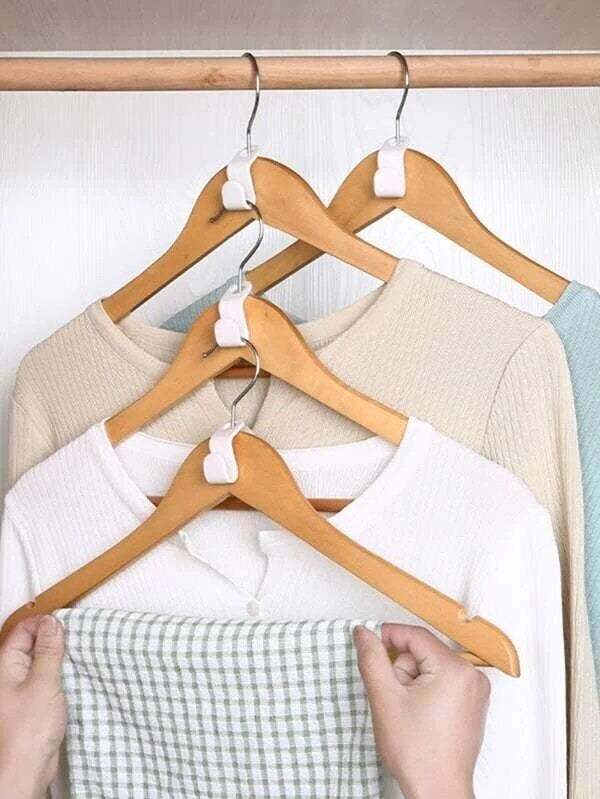 [🔥The 2023 The best closet helper]Space-Saving Clothes Hanger Connector Hooks-POIULTD