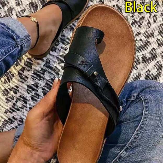 PLATFORM SANDALS WOMEN CASUAL DAILY FLOWER SLIP ON-POIULTD