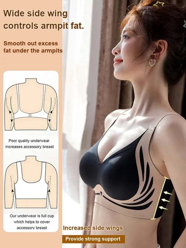 🔥Last Day Buy 1 Get 3 Packs🎁Super gather bra | Wireless Push-up Bra👍No more sagging breasts