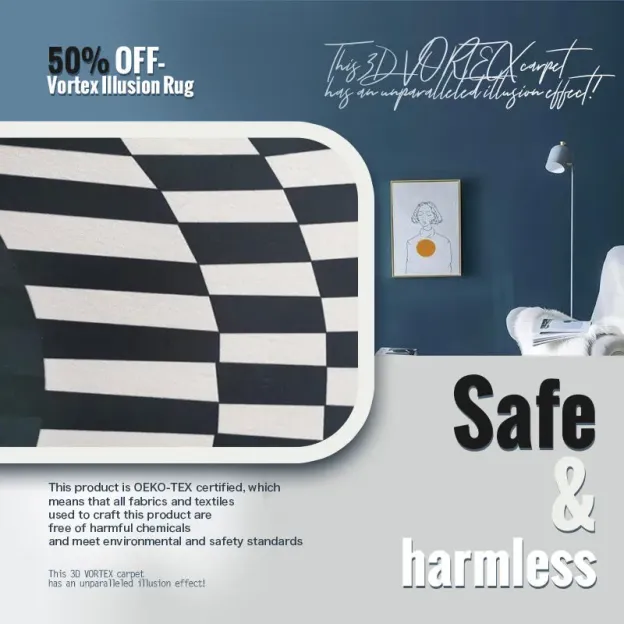 50% OFF - VORTEX ILLUSION RUG