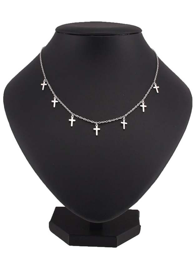 Women's Faith Cross Necklace-POIULTD