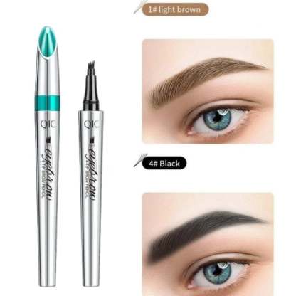✨Last Sale 49% OFF-🔥3D Waterproof Microblading Eyebrow Pen 4 Fork Tip Tattoo Pencil