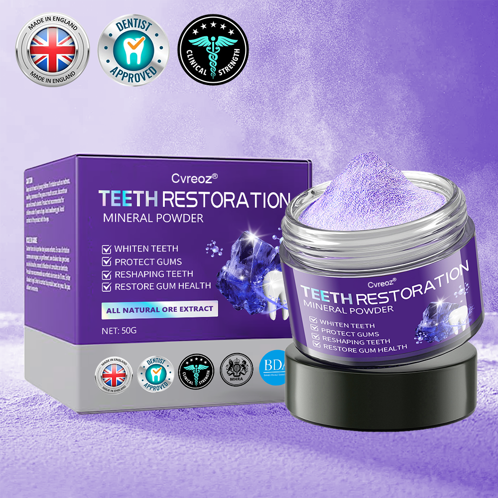 Cvreoz®  (BDA recommended)TeethRestoration Mineral Powder(🦷𝐋𝐢𝐦𝐢𝐭𝐞𝐝 𝐭𝐢𝐦𝐞 𝐝𝐢𝐬𝐜𝐨𝐮𝐧𝐭 𝐋𝐚𝐬𝐭 𝟑𝟎 𝐦𝐢𝐧𝐮𝐭𝐞𝐬🦷)🪻