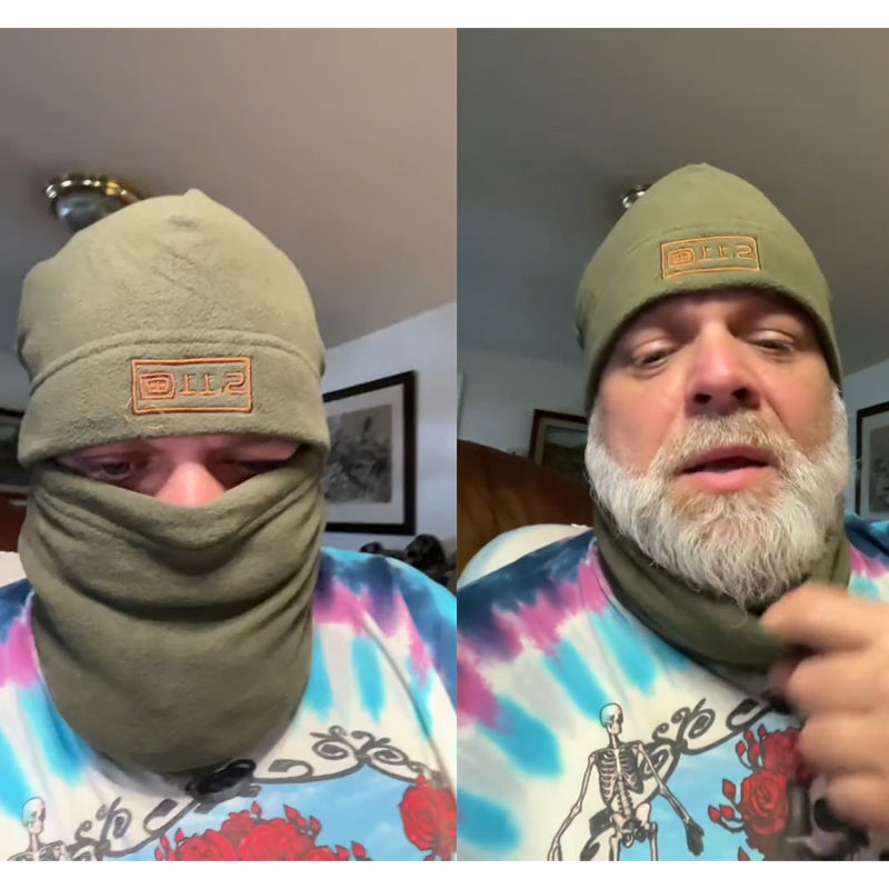 Polar Fleece Balaclava Hood Face Mask-POIULTD