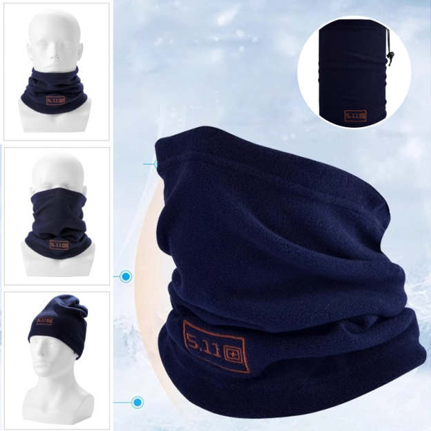 Polar Fleece Balaclava Hood Face Mask-POIULTD