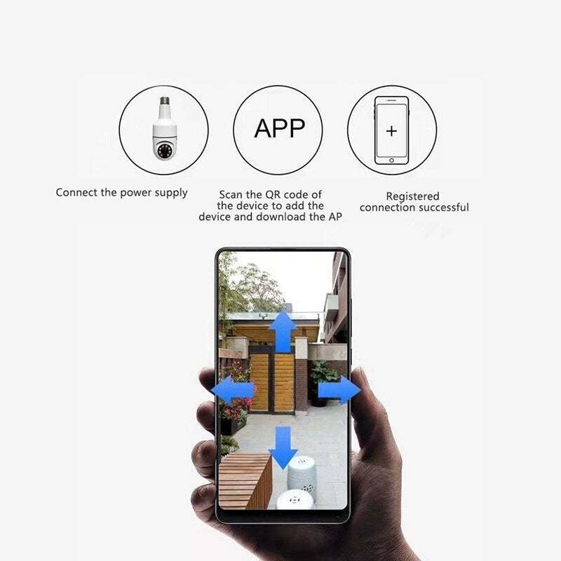 The Original BulbCam360™️ - Wireless Smart Security Cam-POIULTD