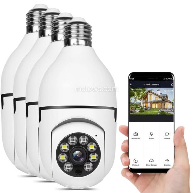 The Original BulbCam360™️ - Wireless Smart Security Cam-POIULTD