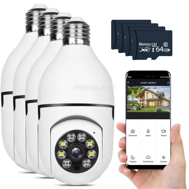 The Original BulbCam360™️ - Wireless Smart Security Cam-POIULTD