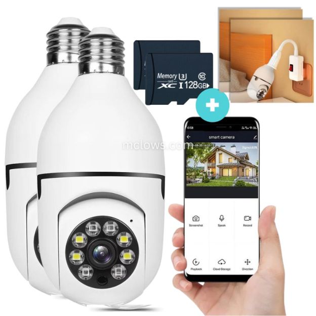 The Original BulbCam360™️ - Wireless Smart Security Cam-POIULTD