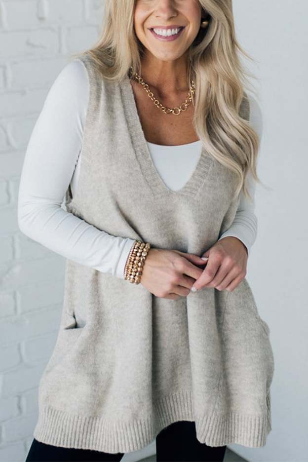 Cozy Pocket Sweater Vest