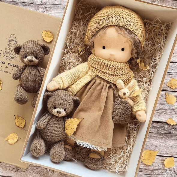 (New)Handmade Waldorf Doll🎁Gift For Children🎁
