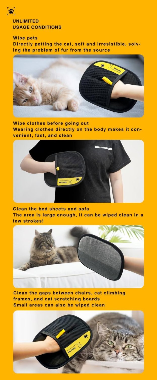 ❤✨Last Day Promotion 49% OFF - Pet hair remover Electrostatic gloves