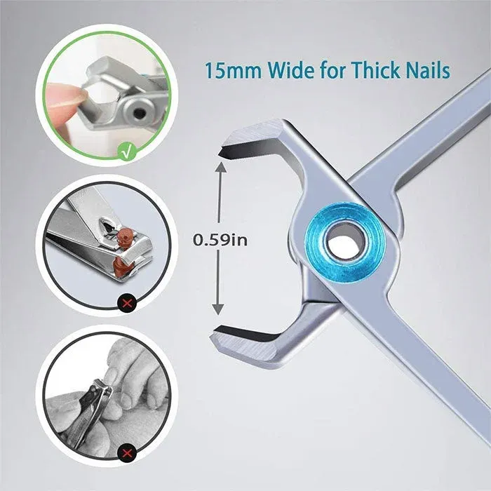 🔥 Ultra Sharp Stainless Steel Nail Clippers-POIULTD