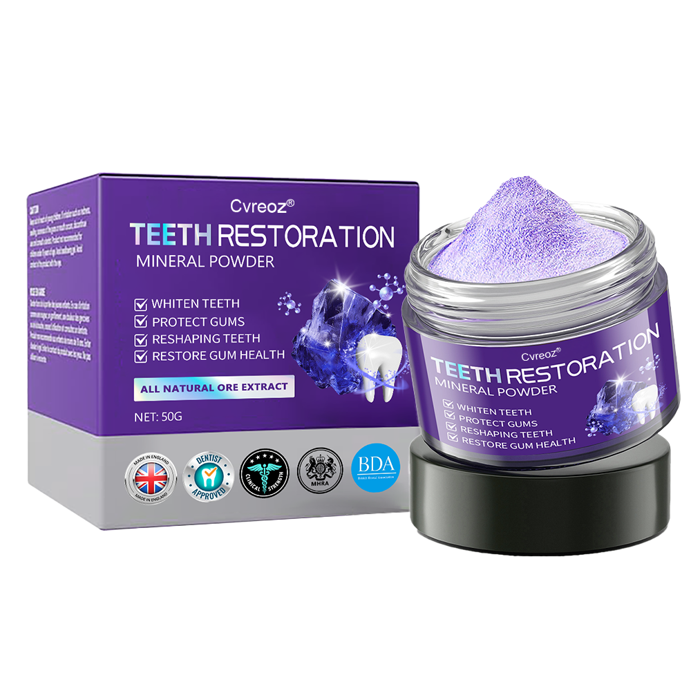 Cvreoz®  (BDA recommended)TeethRestoration Mineral Powder(🦷𝐋𝐢𝐦𝐢𝐭𝐞𝐝 𝐭𝐢𝐦𝐞 𝐝𝐢𝐬𝐜𝐨𝐮𝐧𝐭 𝐋𝐚𝐬𝐭 𝟑𝟎 𝐦𝐢𝐧𝐮𝐭𝐞𝐬🦷)🪻