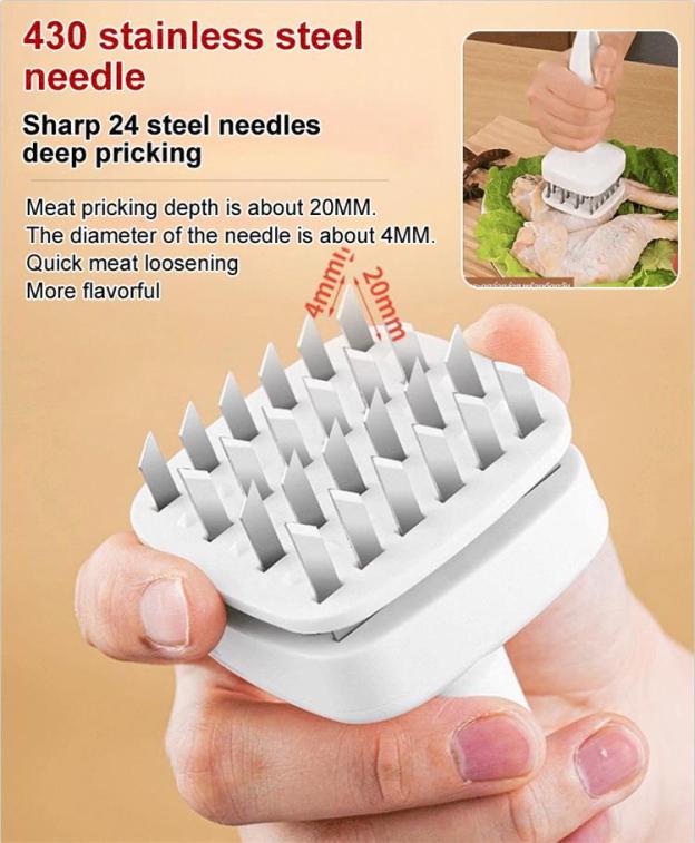 Household Stainless Steel Meat Loosening Needle-POIULTD