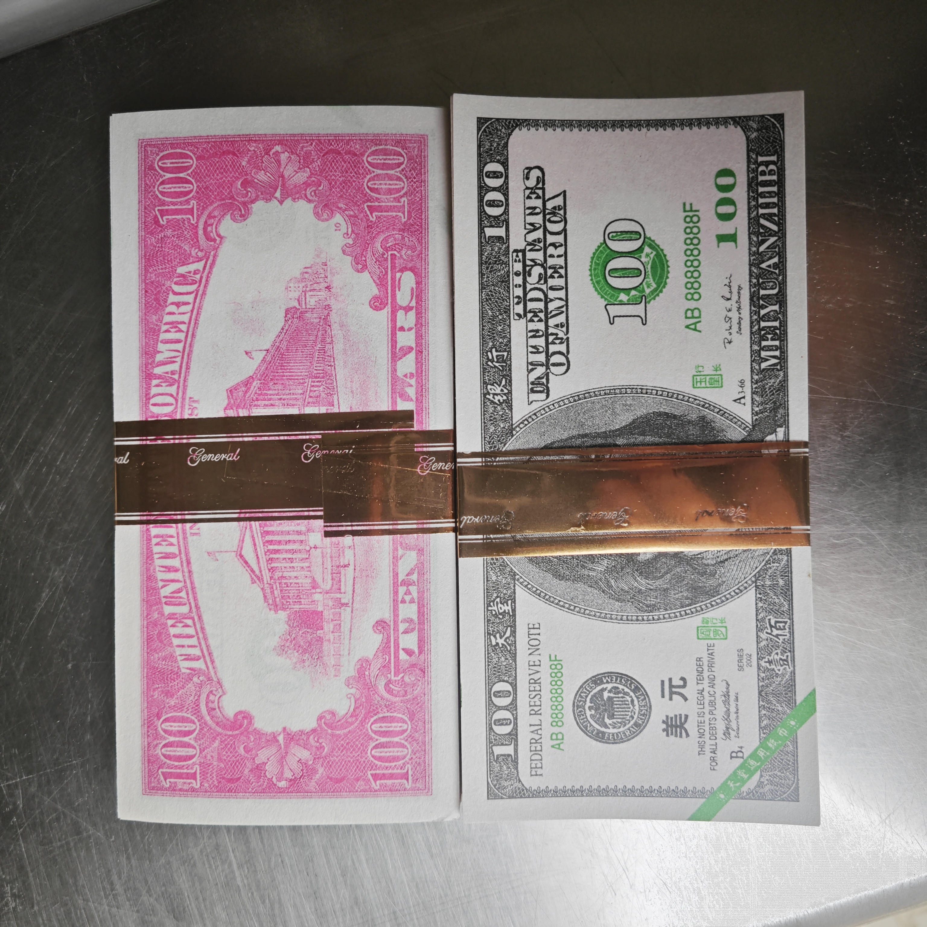 100Pcs Joss Paper Ancestor Money Traditional Chinese Blessing for Ancestors Hell Bank Note Ancestor Money Sacrificial Items for Tomb-Sweeping Day-POIULTD