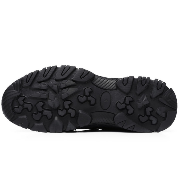 MEN'S EXTENDED WIDTH FOOT AND HEEL COMFORTABLE PLATFORM CASUAL SHOES-POIULTD