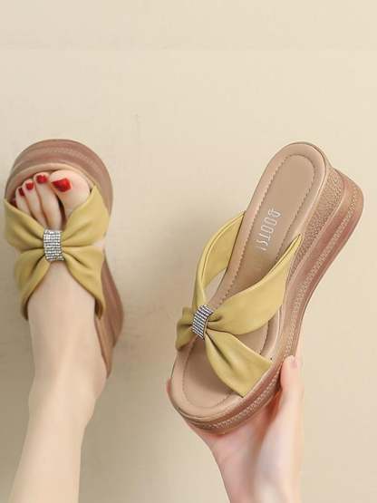 Wear Thick Bottom Anti -Slip Summer New Fairy Sand Slippers-POIULTD
