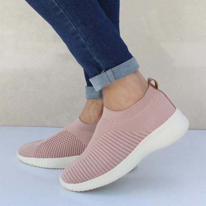 Casual Weave Women's Sneakers-POIULTD