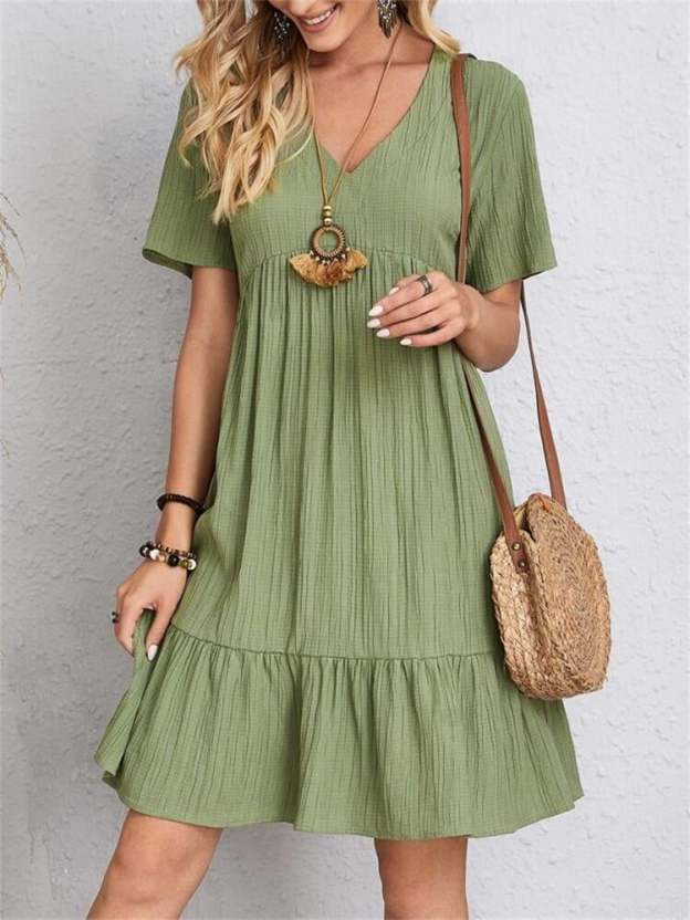 🔥 Retro V-neck women's clothing-POIULTD