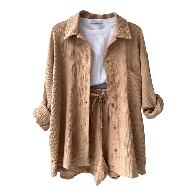 Zweiteiliger Langarmshirt-Damen-Freizeitanzug für Damen-POIULTD