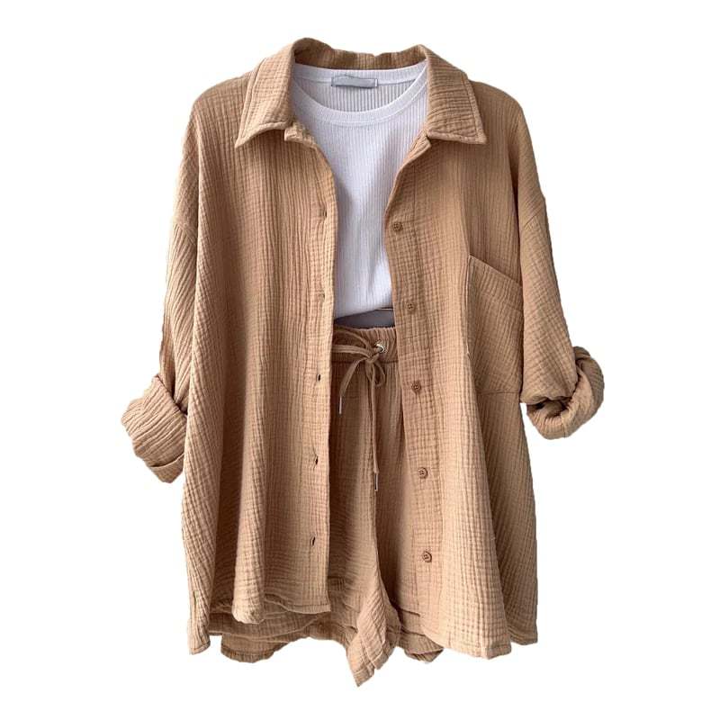 Zweiteiliger Langarmshirt-Damen-Freizeitanzug für Damen-POIULTD