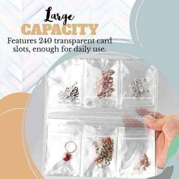 🎁Last Day Promotion 70% OFF--Transparent Jewellery Storage Book Set-POIULTD