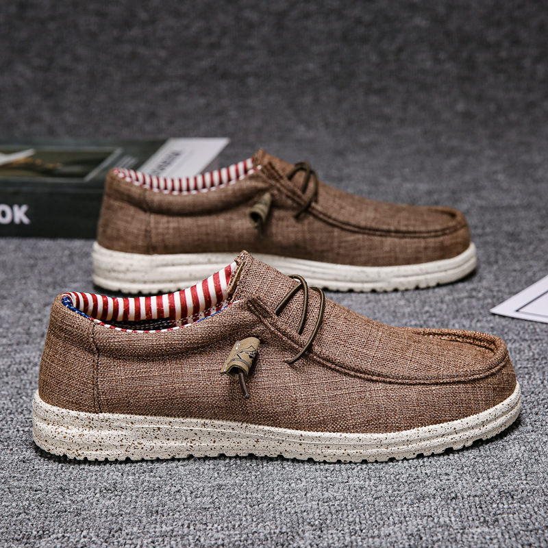 MEN'S COMFORTABLE BREATHABLE LINING FLAG CASUAL SHOES-POIULTD