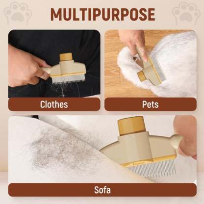 🔥Self-cleaning Pet Flea Comb Grooming Brush-POIULTD