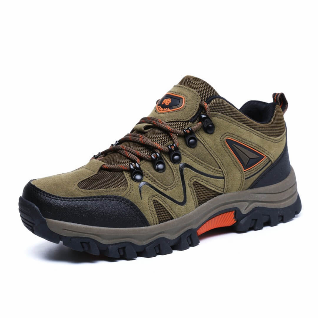 Men's Outdoor Lightweight Breathable Orthopedic Hiking Shoes Comfortable Trekking Work Shoes For All Season-POIULTD