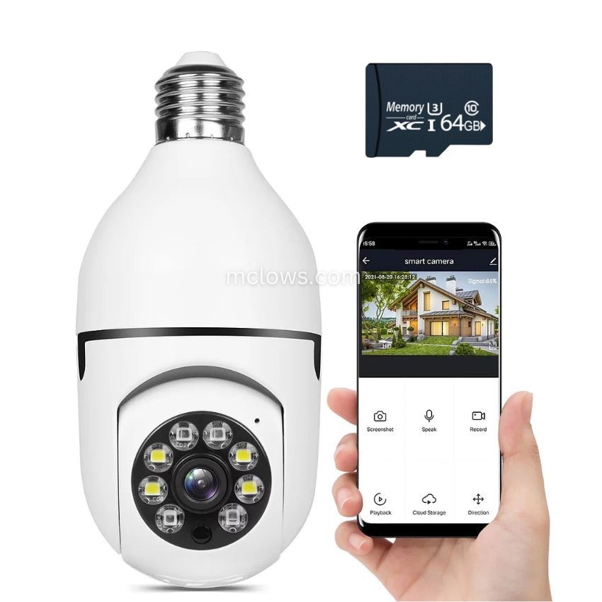 The Original BulbCam360™️ - Wireless Smart Security Cam-POIULTD
