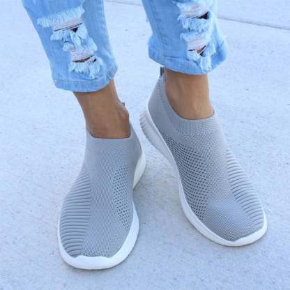 Casual Weave Women's Sneakers-POIULTD