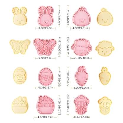 🔥Easter Sale🔥8PCS Easter Cookie Cutters🍪