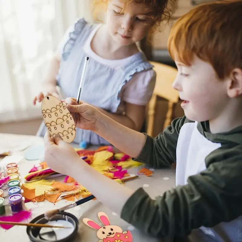 🔥Easter Sale🔥DlY Easter Wood Egg Slices