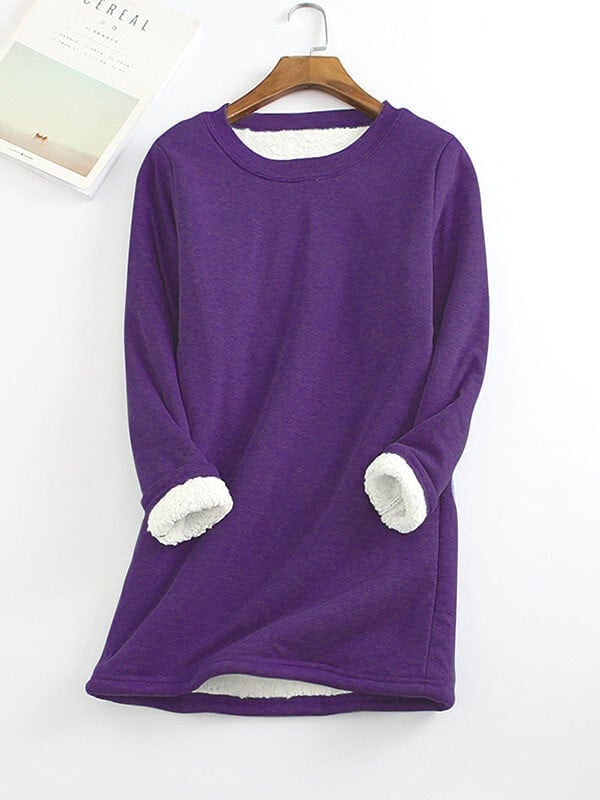 💥Sold 20000+,  Sales > Extra 8% off code:  8💥2022 NEW Casual Cotton Round Neck Solid Sweatshirt (S-5XL)-POIULTD