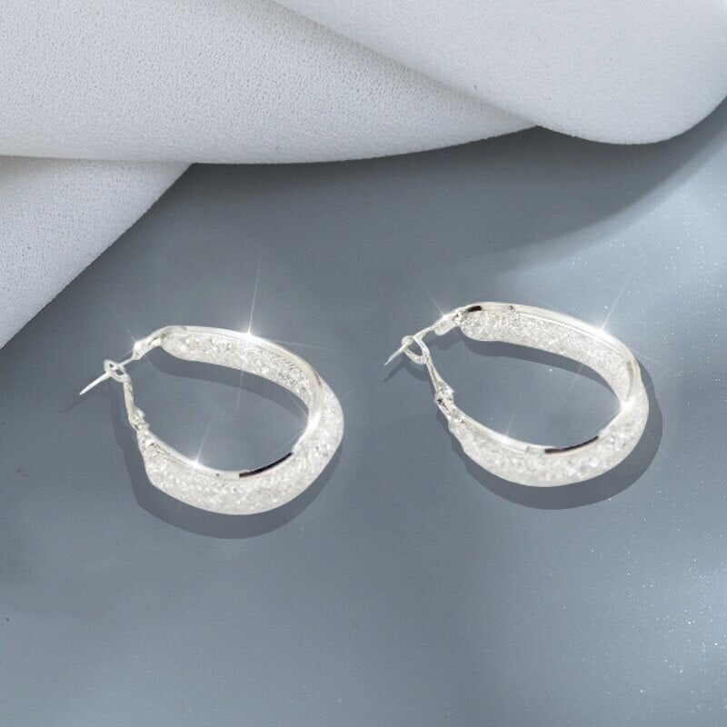 Fashion Oval Earrings-POIULTD