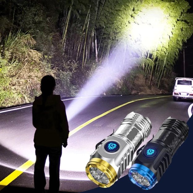 🔥New Year Hot Sale🔥Mini Flash Super Power Flashlight-POIULTD