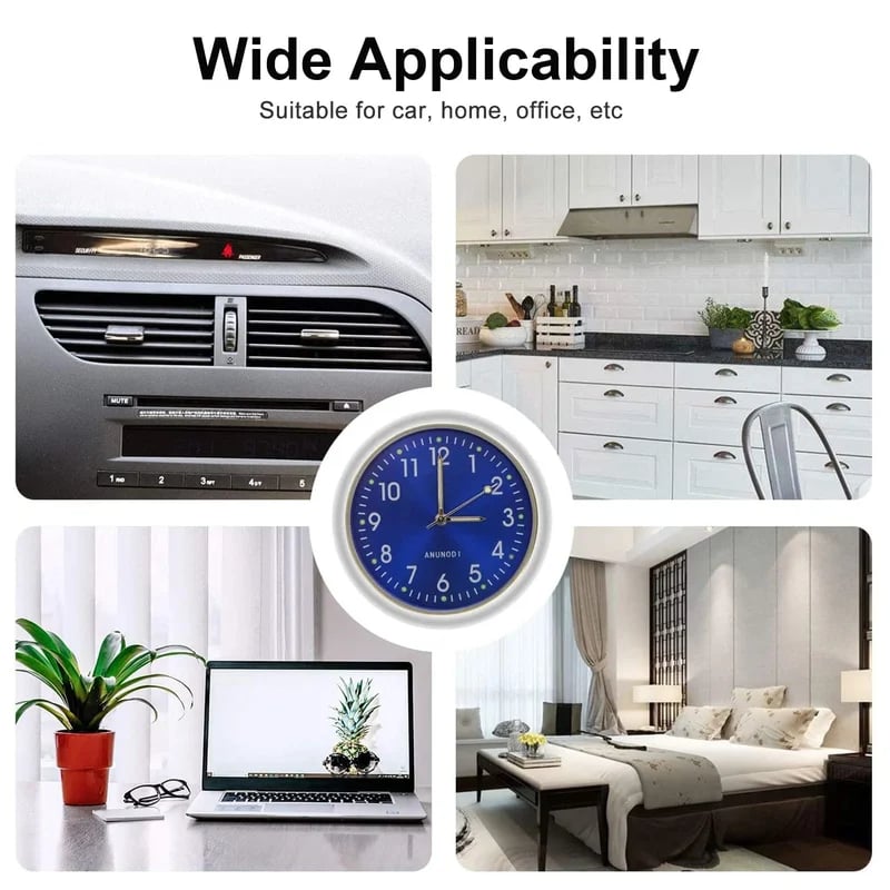 🔥Vintage gift-Luminous decoration mini clock for car/motorcycle/Sewing machine-POIULTD