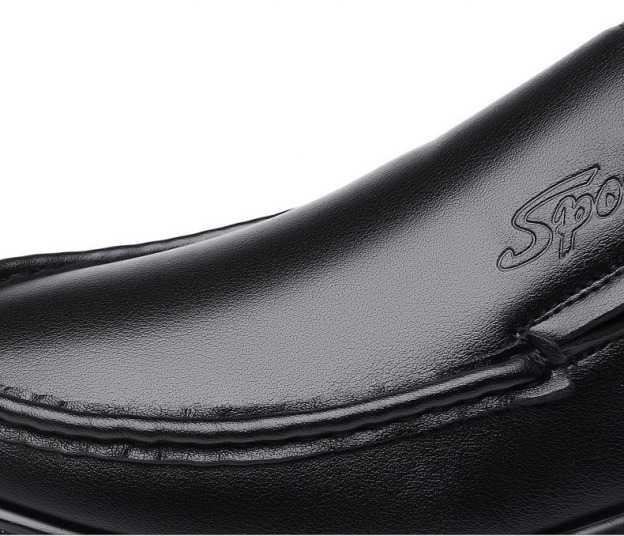 MEN'S EXTENDED WIDTH FOOT AND HEEL COMFORTABLE PLATFORM CASUAL SHOES-POIULTD