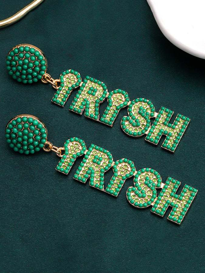Women's St. Patrick's Day Irish Earrings-POIULTD