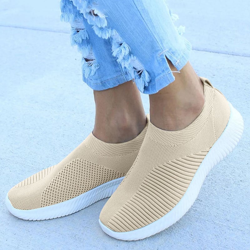 Casual Weave Women's Sneakers-POIULTD