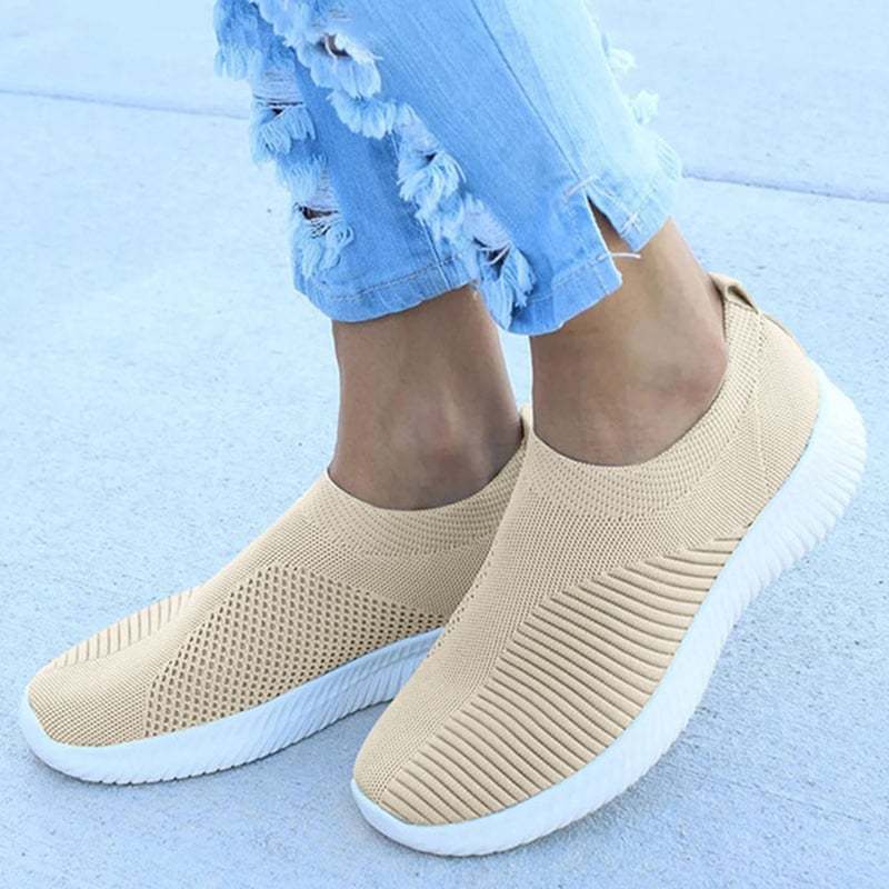 Casual Weave Women's Sneakers-POIULTD