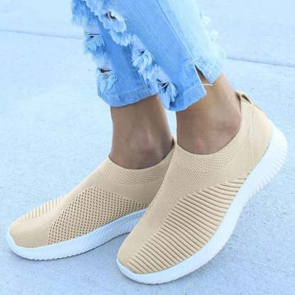 Casual Weave Women's Sneakers-POIULTD