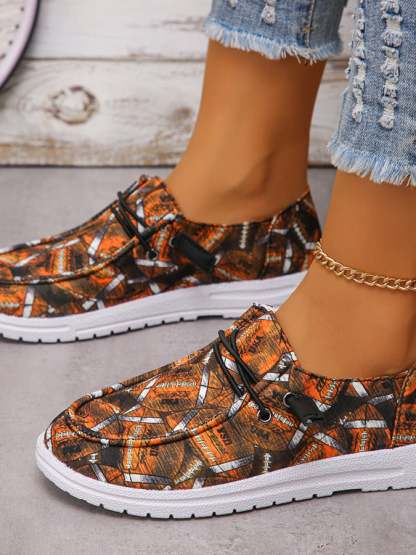 Women's Us Super Bowl Football Soft Sole Fashionable And Versatile Casual Sneakers-POIULTD