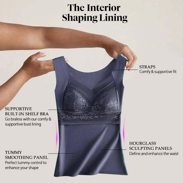 🎉Buy 1 Get 2 Free(Add 3 pcs to cart)⚡2-in-1 Built-in Bra Thermal Underwear-POIULTD