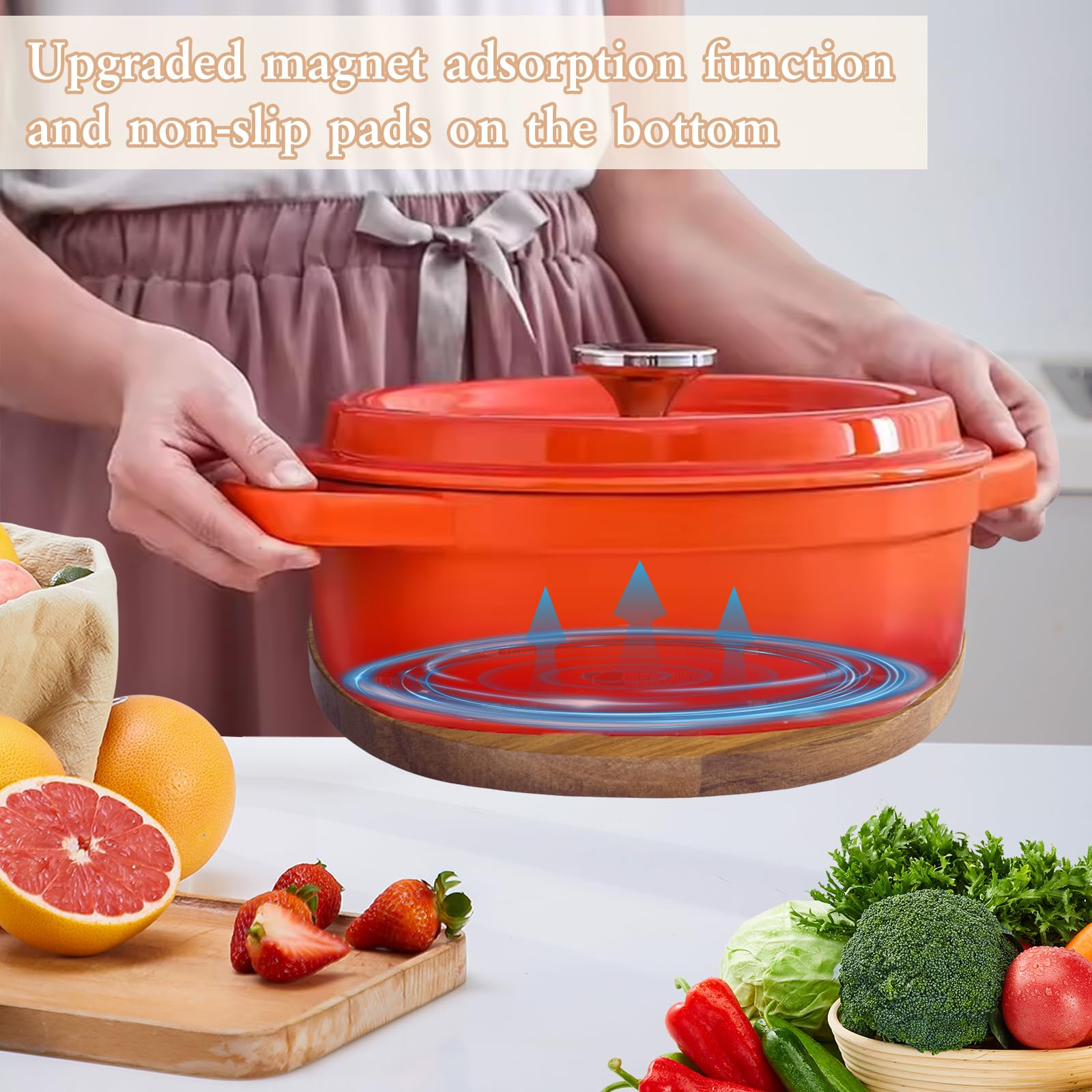 Magnetic Wooden Trivets-POIULTD