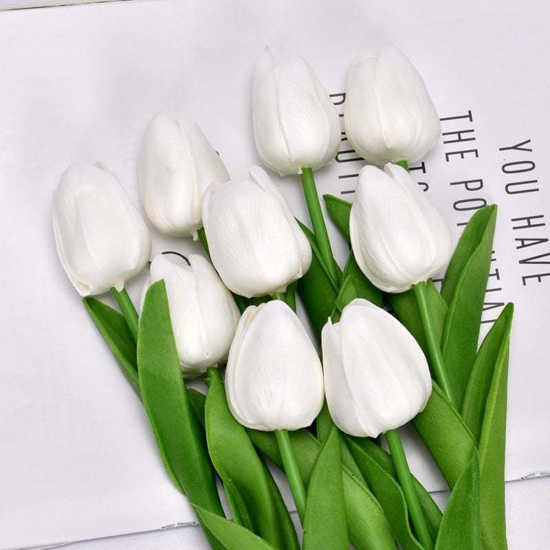 💥UV Resistant Lifelike Artificial Tulips Flowers💐