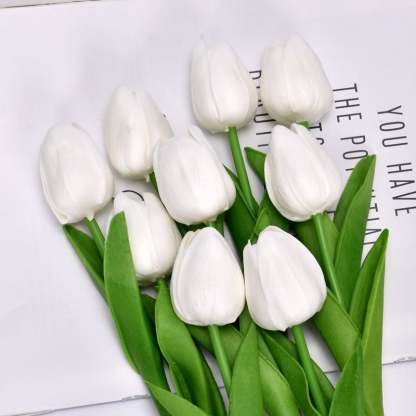 💥UV Resistant Lifelike Artificial Tulips Flowers💐